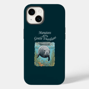 Coque Pour iPhone 14 Gardiens Aquatiques Gentils des Lamantins