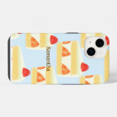 Coque Pour iPhone 14 Gâteau aux fraises (Verso Horizontal)