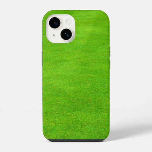 Coque Pour iPhone 14 Gazon de golf Green Grass (Verso)