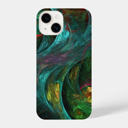 Coque Pour iPhone 14 Genesis Nova Art Abstrait (Verso)
