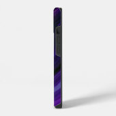 Coque Pour iPhone 14 Géode Violet Tourbillonnant Tombé (Côté gauche)