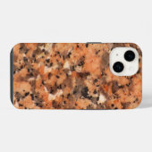Coque Pour iPhone 14 Géologie Texture rocheuse tachetée (Verso Horizontal)