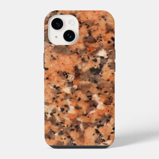 Coque Pour iPhone 14 Géologie Texture rocheuse tachetée (Verso)