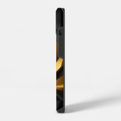 Coque Pour iPhone 14 Géométrie de la spirale dorée (Côté gauche)