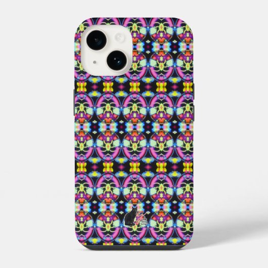 Coque Pour iPhone 14 Geomicules KCFX (Verso)
