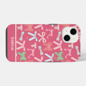 Coque Pour iPhone 14 Girl Coquette Bows (Verso Horizontal)