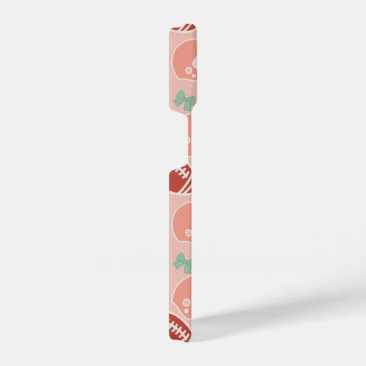 Coque Pour iPhone 14 Girly Football Bow Pattern Phone Case (Côté droit)