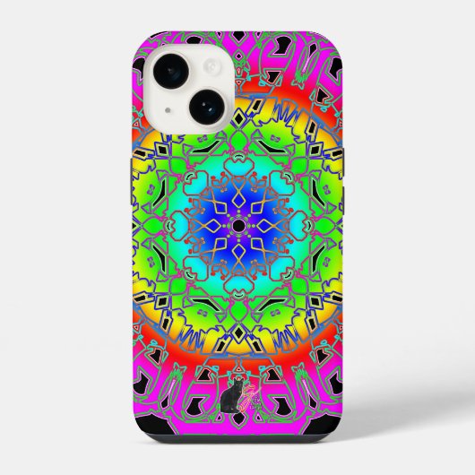 Coque Pour iPhone 14 Glyphe Spectra Fort (Verso)