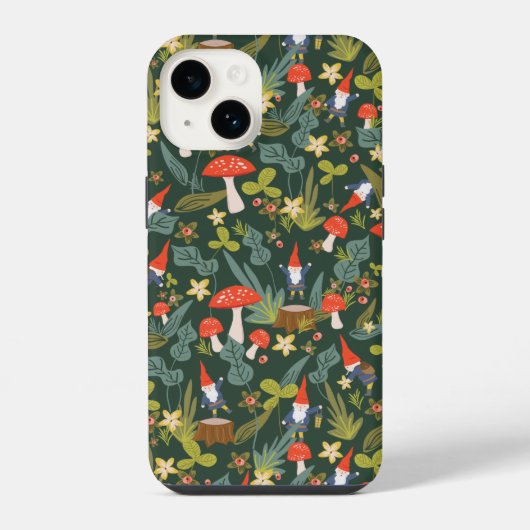 Coque Pour iPhone 14 Gnomes des bois (Verso)
