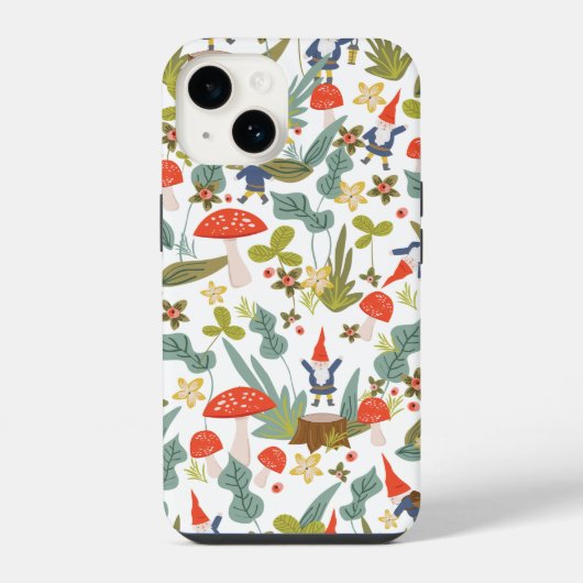 Coque Pour iPhone 14 Gnomes des bois (Verso)