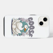 Coque Pour iPhone 14 Goose, duck (Verso Horizontal)