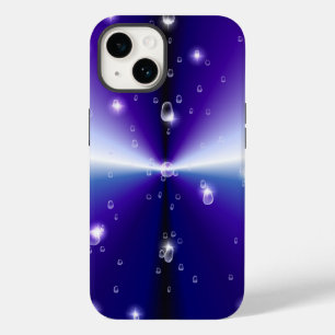 Coque Pour iPhone 14 Gouttes de pluie avec des étoiles sur arc-en-ciel 