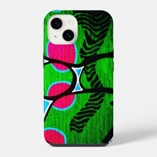 Coque Pour iPhone 14 Graffiti 12 iphcnm (Verso)