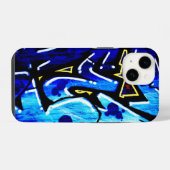 Coque Pour iPhone 14 Graffiti 15 iphcna (Verso Horizontal)