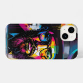 Coque Pour iPhone 14 Graffiti Art Pop Homme juif Couverture téléphoniqu (Verso Horizontal)