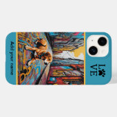 Coque Pour iPhone 14 Graffiti Inspiré iPhone / coque ipad (Verso (horizontal))