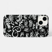 Coque Pour iPhone 14 Graffiti street art iPhone 14 Slim Fit Coque, bril (Verso Horizontal)