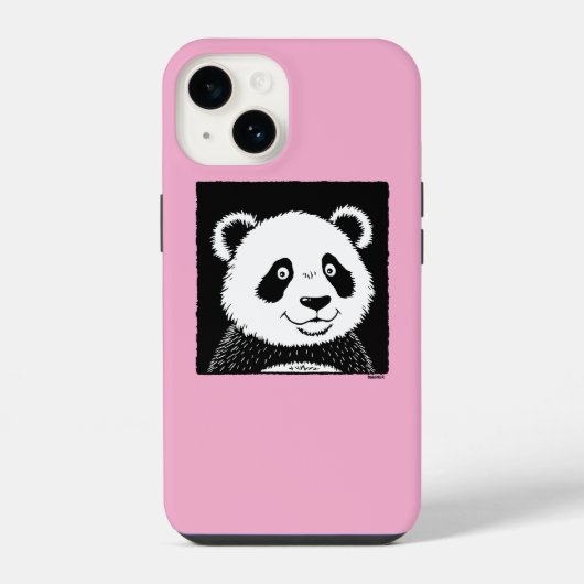 Coque Pour iPhone 14 Grand Panda (Verso)