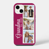 Coque Pour iPhone 14 Grandma photo personnalisée (Verso)