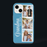 Coque Pour iPhone 14 Grandma photo personnalisée<br><div class="desc">Élévez votre téléphone avec un charme sentimental en utilisant notre étui photo personnalisée. Ce coque chaleureux affiche fièrement le titre chéri "Grand-mère" aux côtés de trois emplacements photo personnalisables, vous permettant de présenter des souvenirs précieux avec vos proches. Conçu à la fois pour le style et la sentimentalité, ce coque...</div>