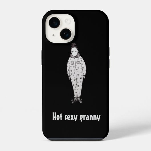 Coque Pour iPhone 14 Granny sexy (Verso)