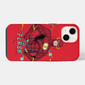 Coque Pour iPhone 14 Graphique atomique Flash de dessin (Verso Horizontal)