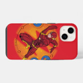 Coque Pour iPhone 14 Graphique d'exécution du laboratoire Flash de dess (Verso Horizontal)