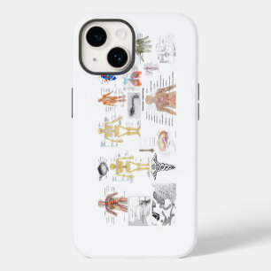 Coque Pour iPhone 14 Graphique Médicale de l'anatomie humaine