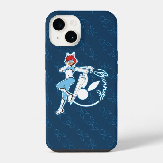 Coque Pour iPhone 14 Graphisme Bunnyx (Verso)
