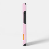 Coque Pour iPhone 14 Grèce, Art Voyage, Rose (Côté gauche)