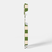 Coque Pour iPhone 14 Green Checkerboard Aesthetic Phone Case (Côté gauche)