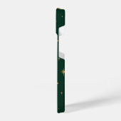 Coque Pour iPhone 14 Green Phone Case with Big Yellow M and Star Detail (Côté gauche)