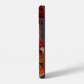 Coque Pour iPhone 14 Griffe de dragon rouge (Côté gauche)