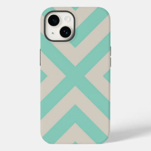Coque Pour iPhone 14 Grille Chevron moderne
