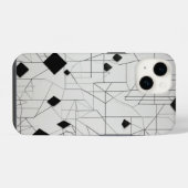 Coque Pour iPhone 14 Grille diamant (Verso Horizontal)