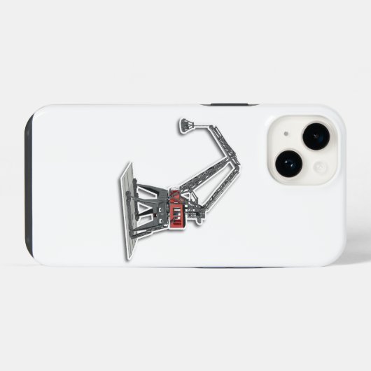Coque Pour iPhone 14 Grue (Verso Horizontal)