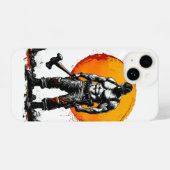 Coque Pour iPhone 14 guerrier barbare médiéval imaginaire hummeTéléphon (Verso Horizontal)