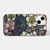 COQUE POUR iPhone 14 HAIKU / FLEURS BLANCHES DE PRINTEMPS (Verso Horizontal)