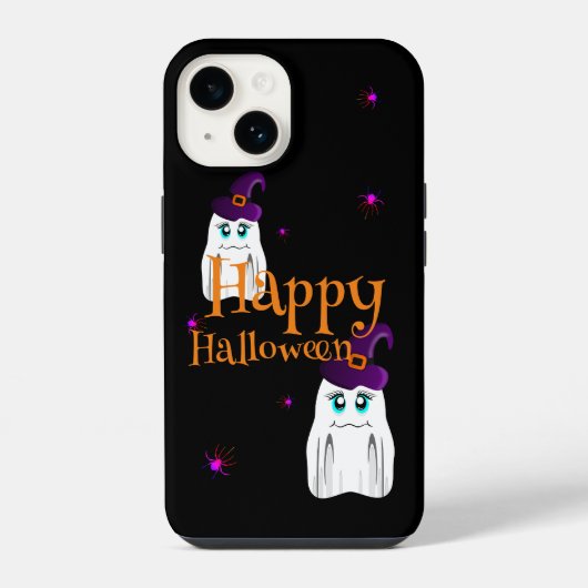 Coque Pour iPhone 14 Halloween (Verso)