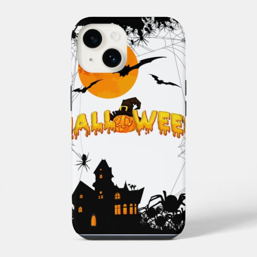 Coque Pour iPhone 14 Halloween (Verso)