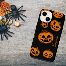 Halloween Citrouille Motif Téléphone 14 Coque