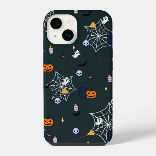 Coque Pour iPhone 14 Halloween Elements (Verso)