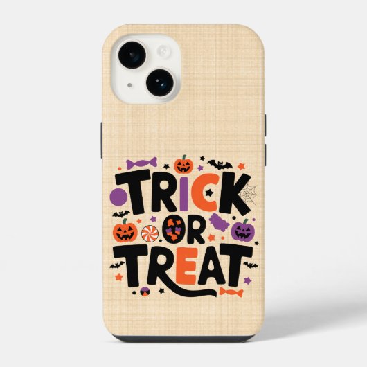 Coque Pour iPhone 14 Halloween - festivités fantomatiques (Verso)