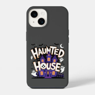 Coque Pour iPhone 14 Halloween - Maison Hantée