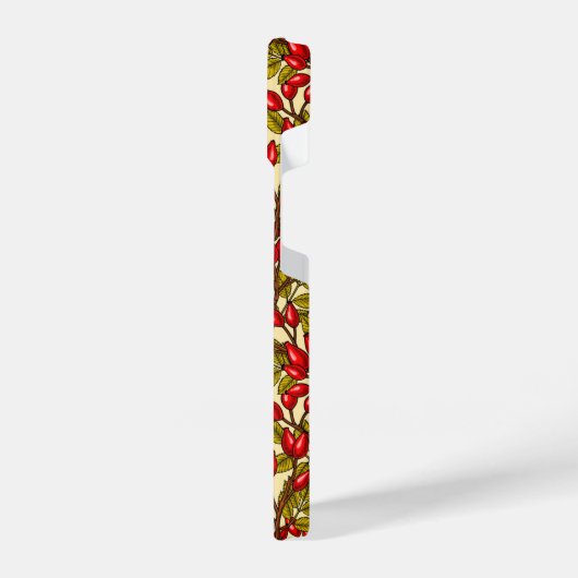 Coque Pour iPhone 14 hanches roses, rouge, vert, jaune (Côté gauche)