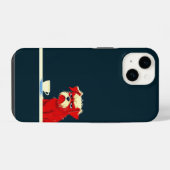 Coque Pour iPhone 14 Heure de café de chien grumpy - Cas de téléphone m (Verso Horizontal)