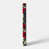 Coque Pour iPhone 14 Hibiscus et colibris (Côté gauche)