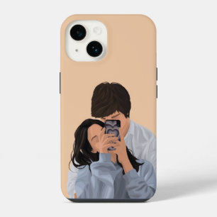 Coque Pour iPhone 14 His & Hers Étui de téléphone romantique