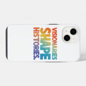 Coque Pour iPhone 14 Historiques des formes des visionnaires (Verso Horizontal)