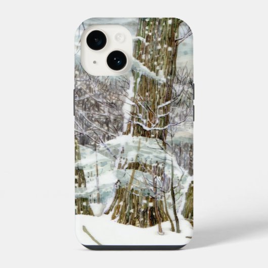 Coque Pour iPhone 14 Hiver (Verso)